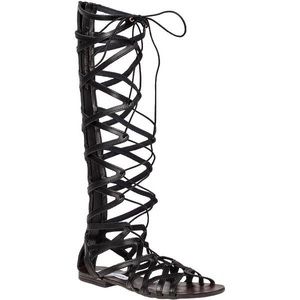 Gladiator Black Sandals